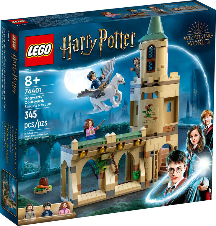 LEGO Harry Potter Hogwarts Courtyard: Sirius's Rescue 76401 Building Kit (345 Pcs)