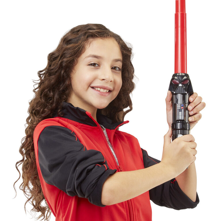 Star Wars Lightsaber Squad Darth Vader Extendable Red Lightsaber Roleplay Toy