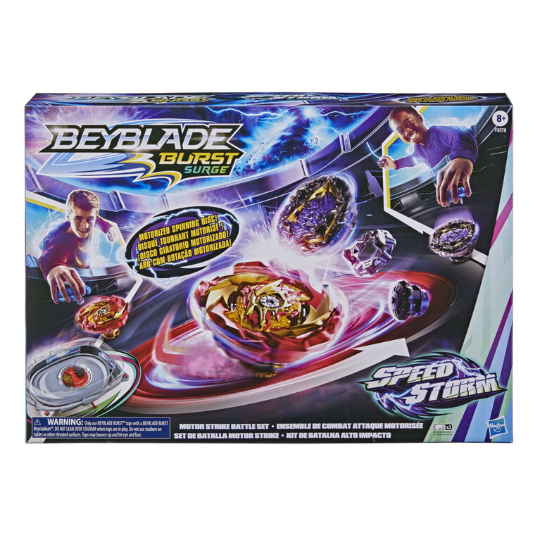 Beyblade Burst Surge Speedstorm Motor Strike Battle Set
