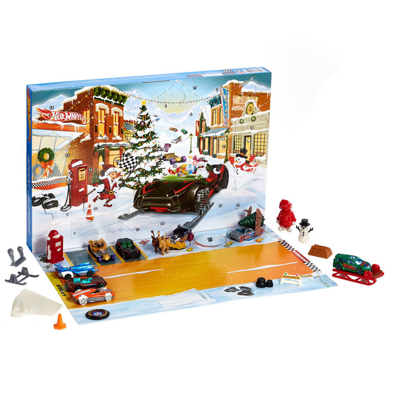 Hot Wheels Calendrier De L'Avent Vehicules Toys R Us Canada