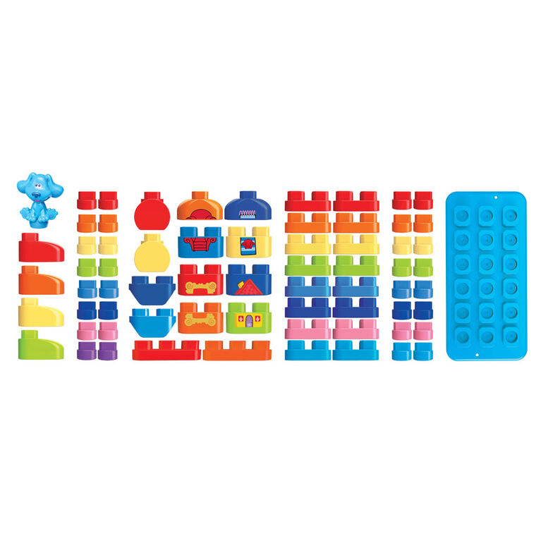 LeapFrog LeapBuilders Blue's Clues & You! 81-Piece Jumbo Blocks Box - English Edition