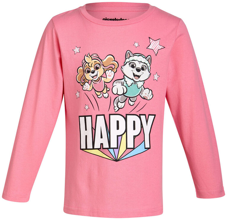 Paw Patrol - t-shirt à manches longues - PawPatrol / rose / 3T