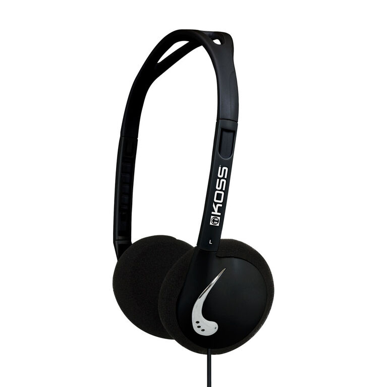Koss Headphone KPH25 Portable Over Head folds Flat Black