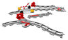LEGO DUPLO Town Train Tracks 10882 (23 pieces)