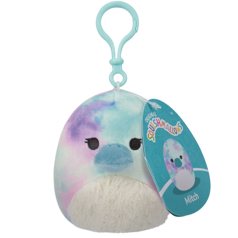 Squishmallows 3.5" Clip On - Mitch Platypus