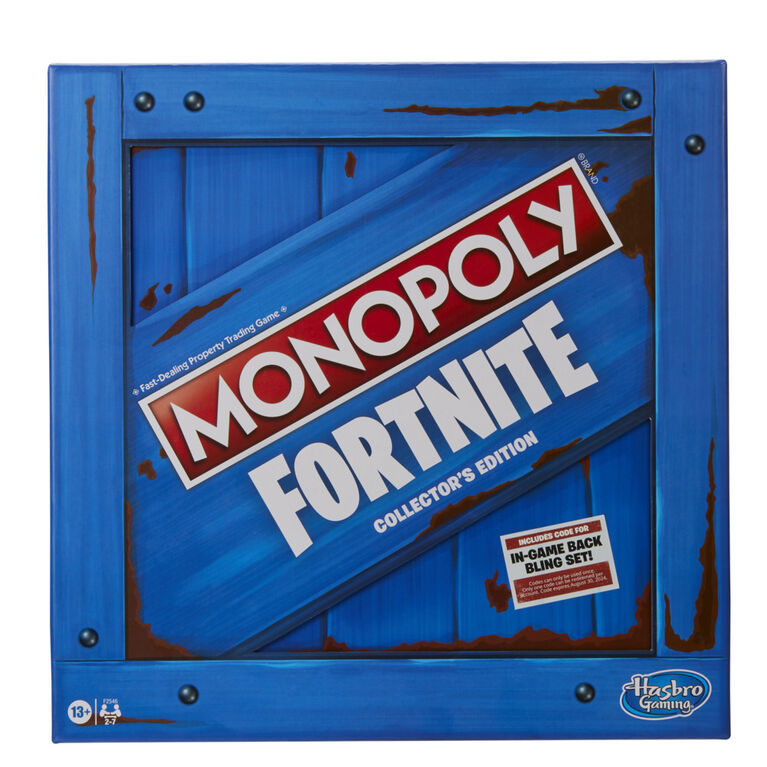 Monopoly: Fortnite Collector's Edition Board Game - English Edition