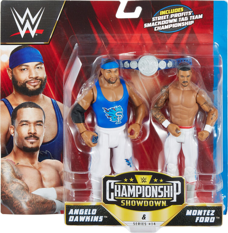 WWE Action Figures Championship Showdown Montez Ford & Angelo Dawkins 2-Pack