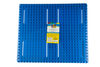 Strictly Briks - Big Briks - 1 Trap and Gap Baseplate - 1625" x 1375" - 26 x 22 Pegs - Blue