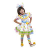 Little Clown Girl Toddler Costume