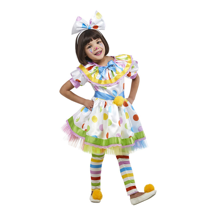 Little Clown Girl Toddler Costume
