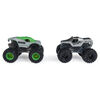 Monster Jam, Official Alien Invasion vs. Soldier Fortune Black Ops Color-Changing Die-Cast Monster Trucks, 1:64 Scale