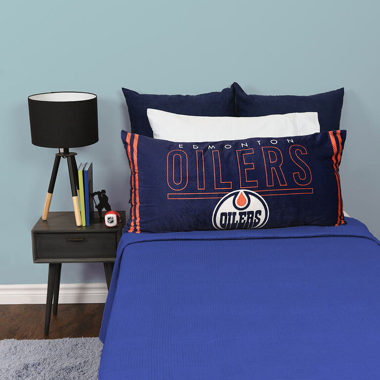 NHL Edmonton Oilers Body Pillow, 18" x 36" Toys R Us Canada