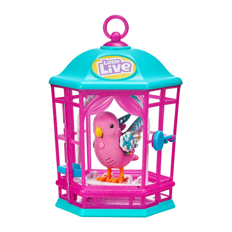 Little Live Light Up Bird & Bird Cage Rainbow Glow Toys R Us Canada