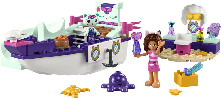 LEGO Gabby & MerCat's Ship & Spa 10786 Building Toy Set (88 Pieces)