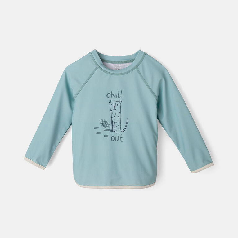 Swim Long Sleeve Top Lt Green Chill Out 12-18M