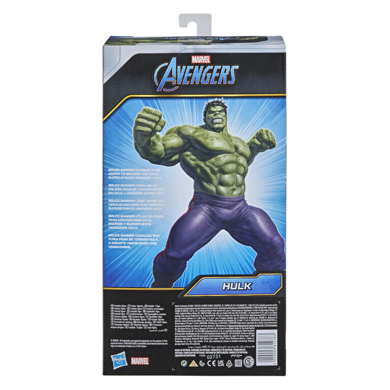 Marvel Avengers Titan Hero Series Figurine jouet Hulk Blast Gear Deluxe