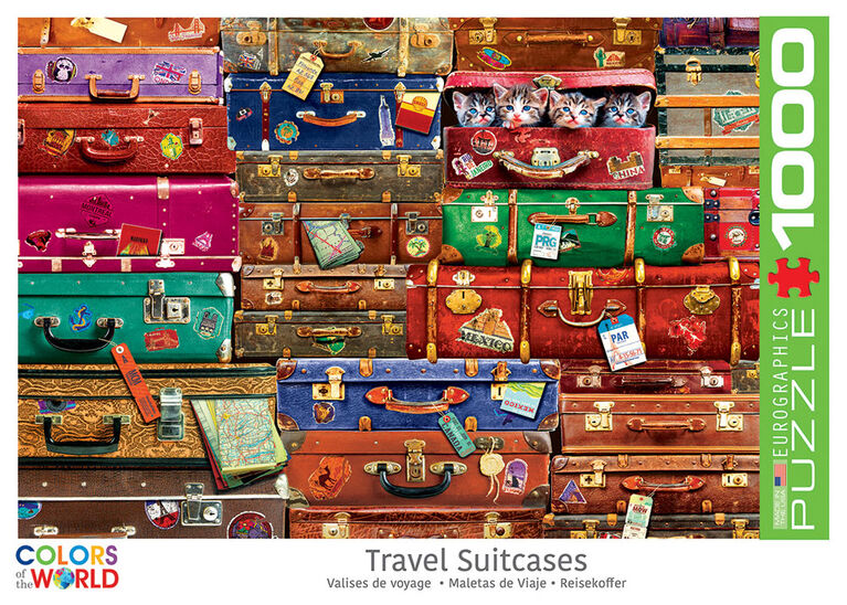 Eurographics Travel Suitcases 1000 Piece Puzzle