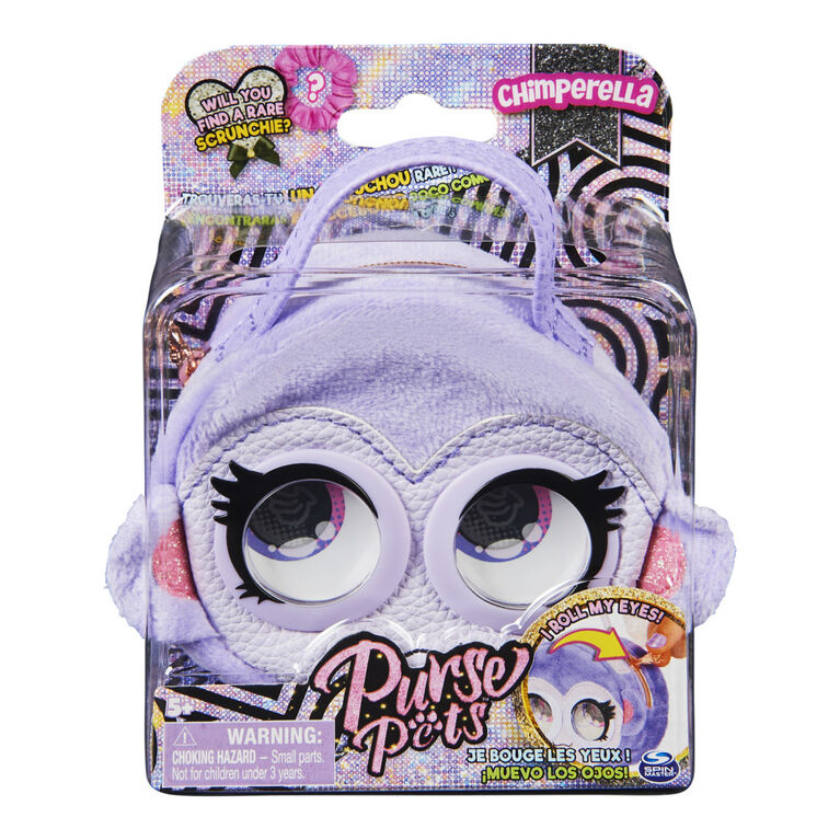 Micro Purse Pets, Singe Chimperella, Petit sac à main élégant qui lève les yeux au ciel