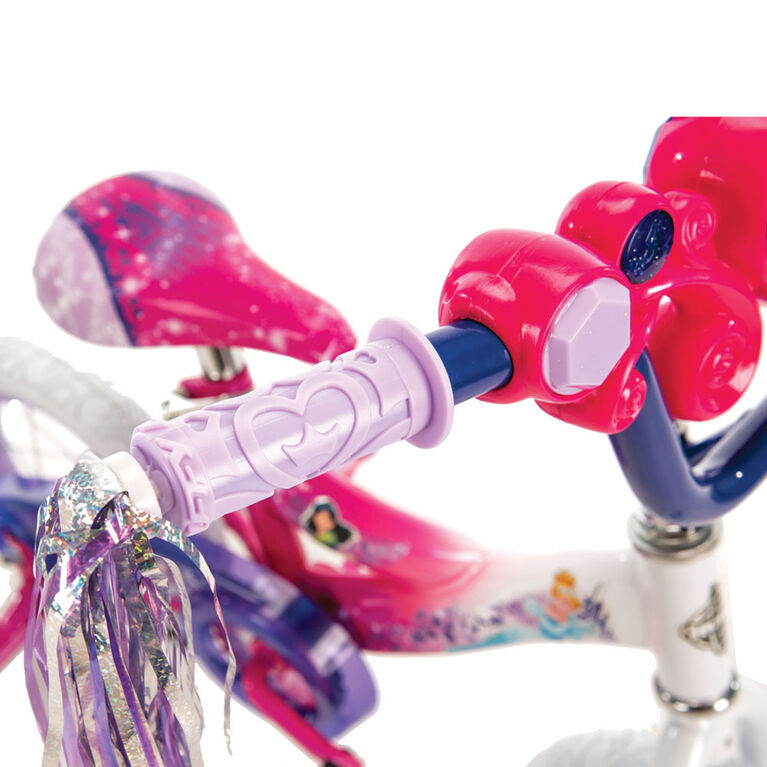 16 inch princess bike with doll carrier