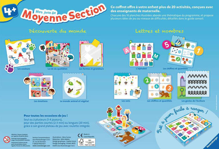 Ravensburger: Mes Jeux De Moyenne Section (Français Seulement)