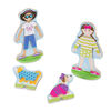Melissa & Doug Best Friends Magnetic Dress-Up Wooden Dolls Pretend Play Set - English Edition