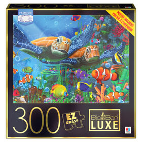 Big Ben 300-Piece Luxe Jigsaw Puzzle, Turtles of the Deep