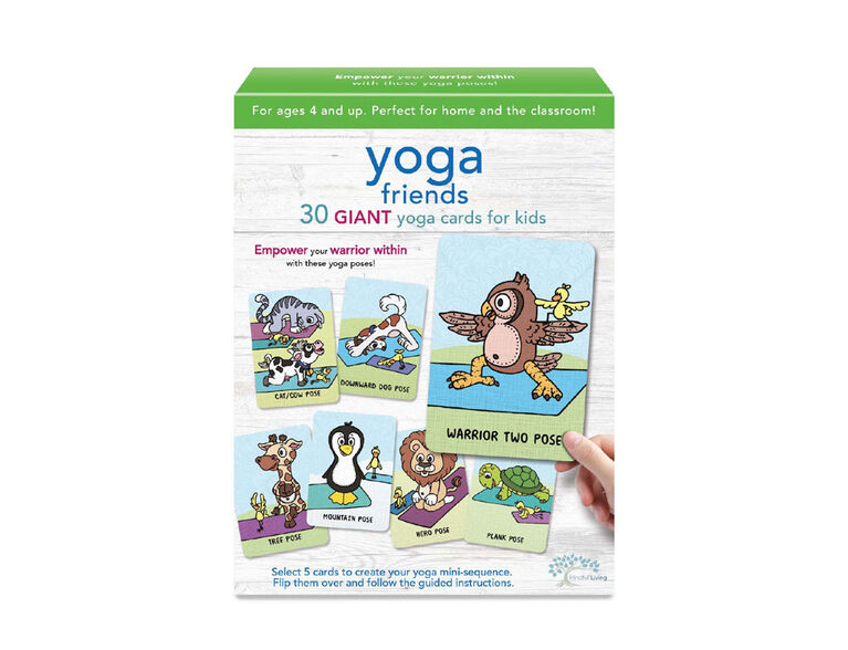 Mindful Living Yoga Friends Cards - English Edition