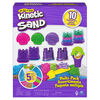 Kinetic Sand, Coffret avec 5 types de Kinetic Sand, 10 récipients et outil bonus - Notre exclusivité