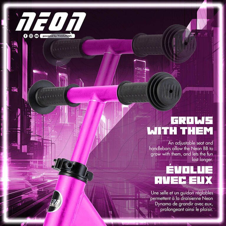 Yvolution Neon Dynamo Draisienne - Rose