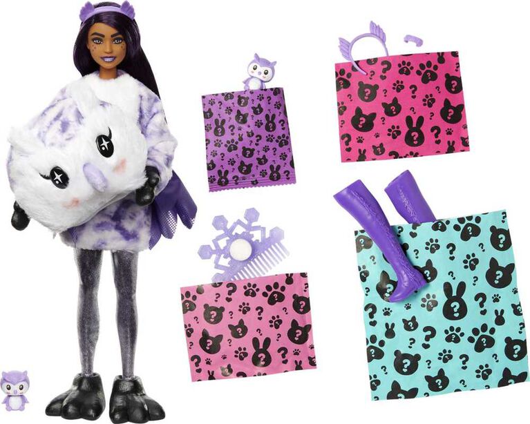 Barbie Cutie Reveal Snowflake Sparkle Doll