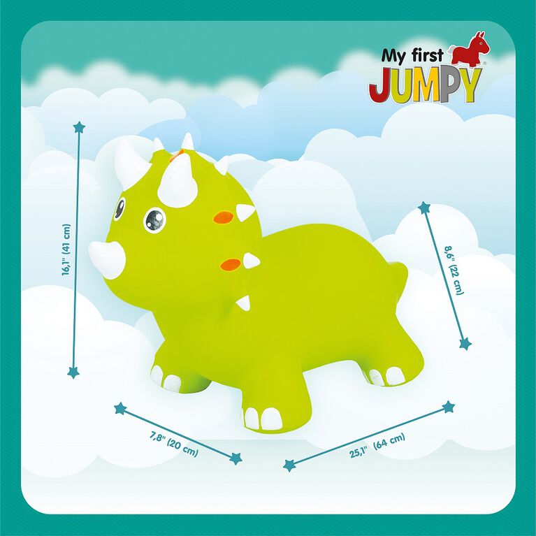 My First Jumpy Dino - green