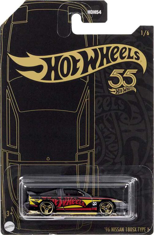 Hot Wheels Nissan 180SX TYPE X 1996 "Pearl and Chrome" 1:64 Scale Vehicle