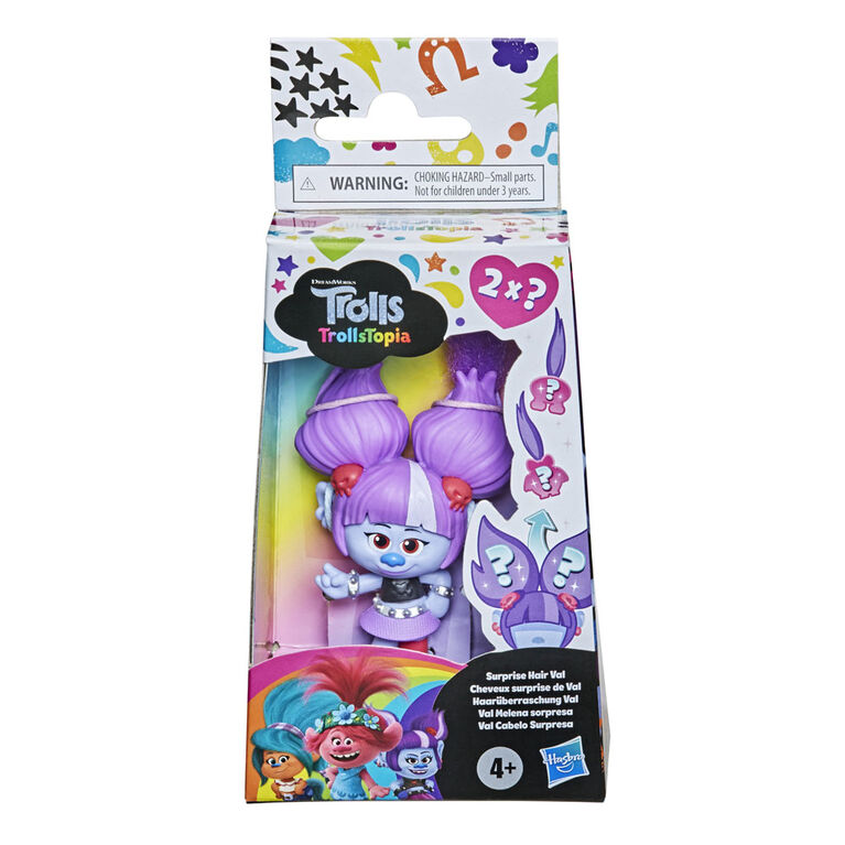 DreamWorks TrollsTopia Surprise Hair Val Collectible Doll