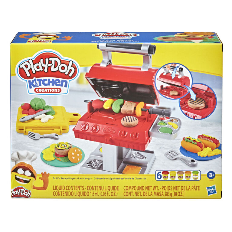 PlayDoh Kitchen Creations Grill 'n Stamp Playset Toys R Us Canada