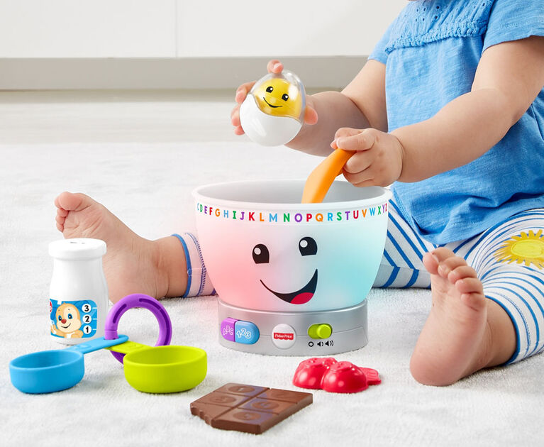 FisherPrice Laugh & Learn Magic Color Mixing Bowl Bilingual Edition