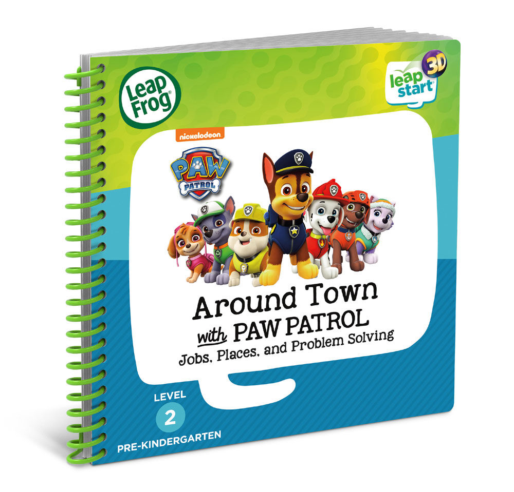 Around Town with Paw Patrol Activity Book Leapstart Preschool 3D Enhanced
