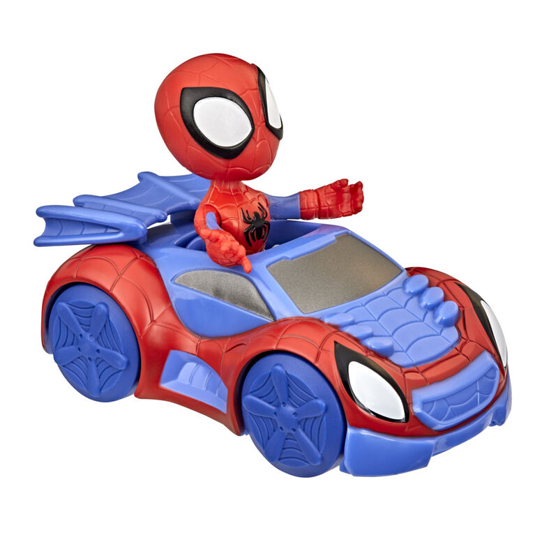Spidey and His Amazing Friends Spidey Action Figure And Web-Crawler Vehicle