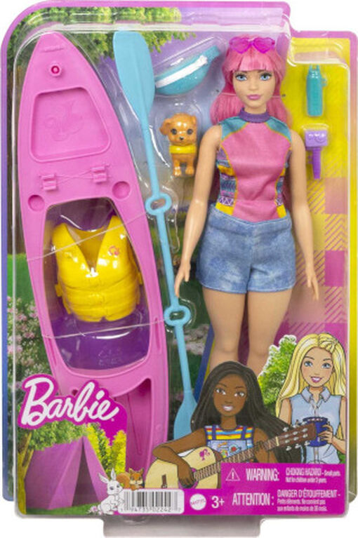 Barbie -It Takes Two -Vive le camping, poupée Daisy, animal