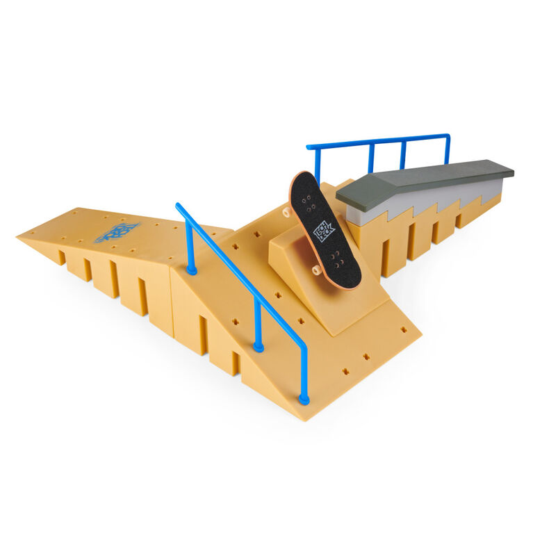 Tech Deck, Jump N' Grind X-Connect Park Creator, Coffret rampe à construire et à personnaliser avec fingerboard exclusif