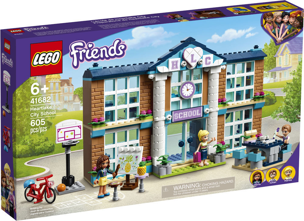 LEGO Friends Heartlake City School 41682 605 pieces Toys R Us Canada