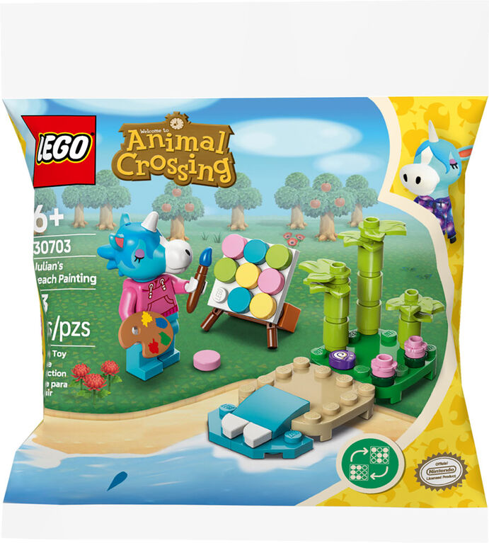 LEGO Animal Crossing Peinture à la plage avec Lico 30703
