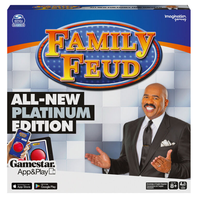 Family Feud All New Platinum Edition Trivia Competition Survey Board Game Question Cards Toys R Us Canada