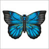 Cerf-volant papillon - Morpho bleu