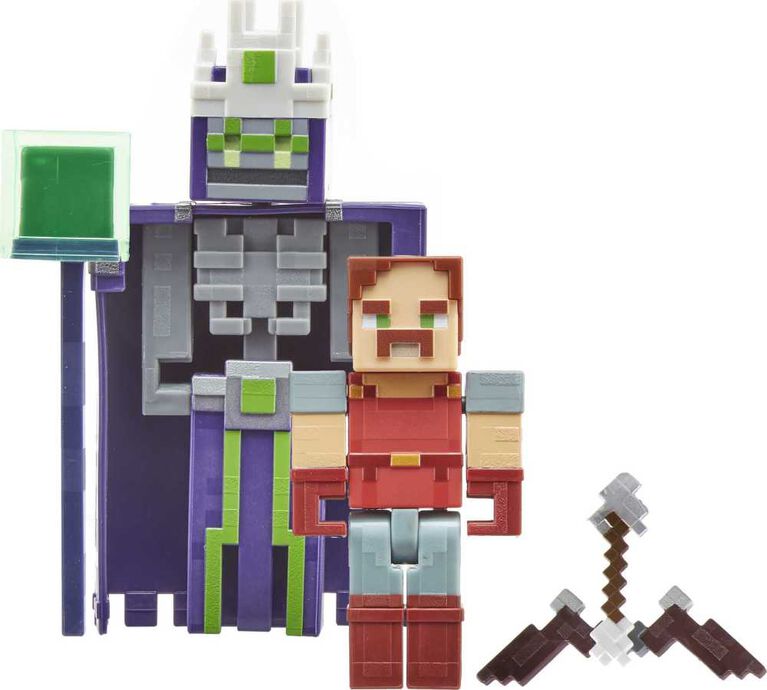 Minecraft Dungeons Nameless One and Hal Figures