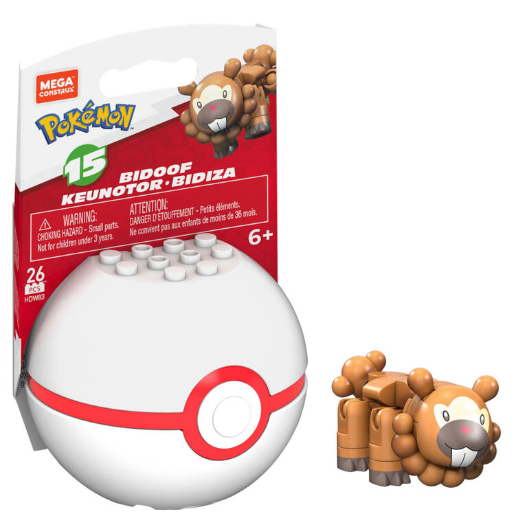 Mega Construx Pokémon Bidoof