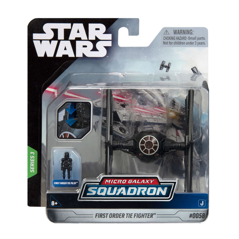 Star Wars 3" Vehicle & Figure Assortment - First Order TIE Fighter