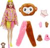 Barbie Cutie Reveal Chelsea Doll and Accessories, Jungle Series, Monkey-Themed Small Doll Set