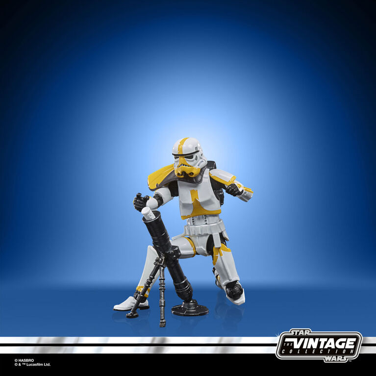 Star Wars The Vintage Collection, Star Wars : The Mandalorian, figurine Artillery Stormtrooper de 9,5 cm
