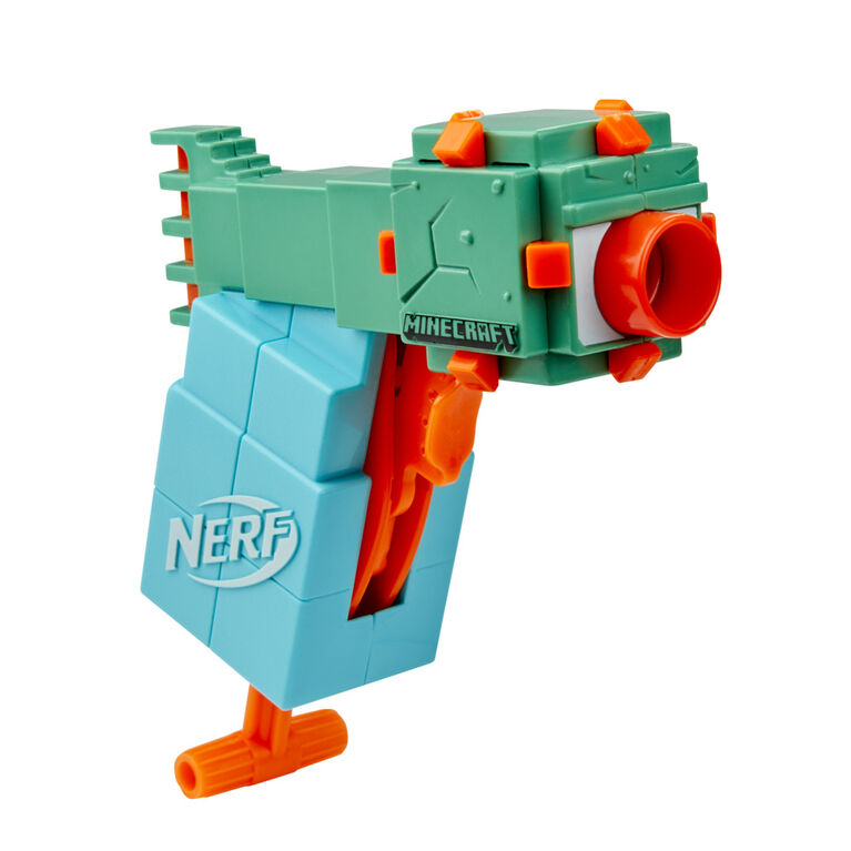 Nerf MicroShots Minecraft Guardian Mini Blaster, Minecraft Guardian Mob Design