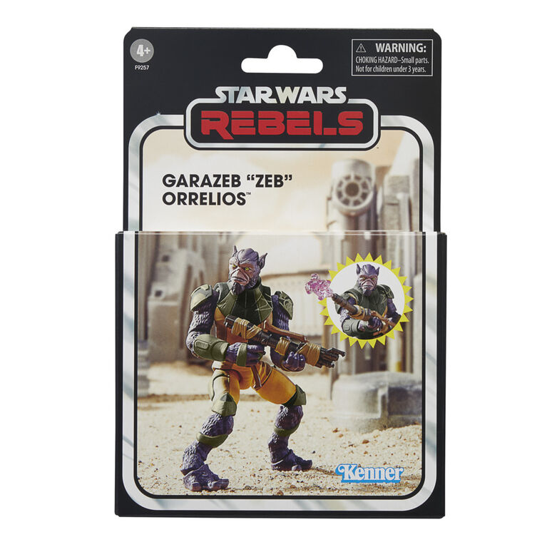 Star Wars The Vintage Collection Garazeb "Zeb" Orrelios, Star Wars Rebels Deluxe 3.75 Inch Action Figure